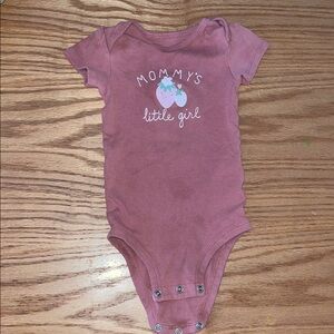 Carter's Mauve 'Mommy's Little Girl' Bodysuit